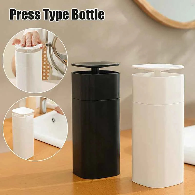 1pc 250/500ML Makeup Remover Detergent Bottle Empty Press Pump Dispenser Plastic Nail Polish Removers Cleaner Portable Care Tool