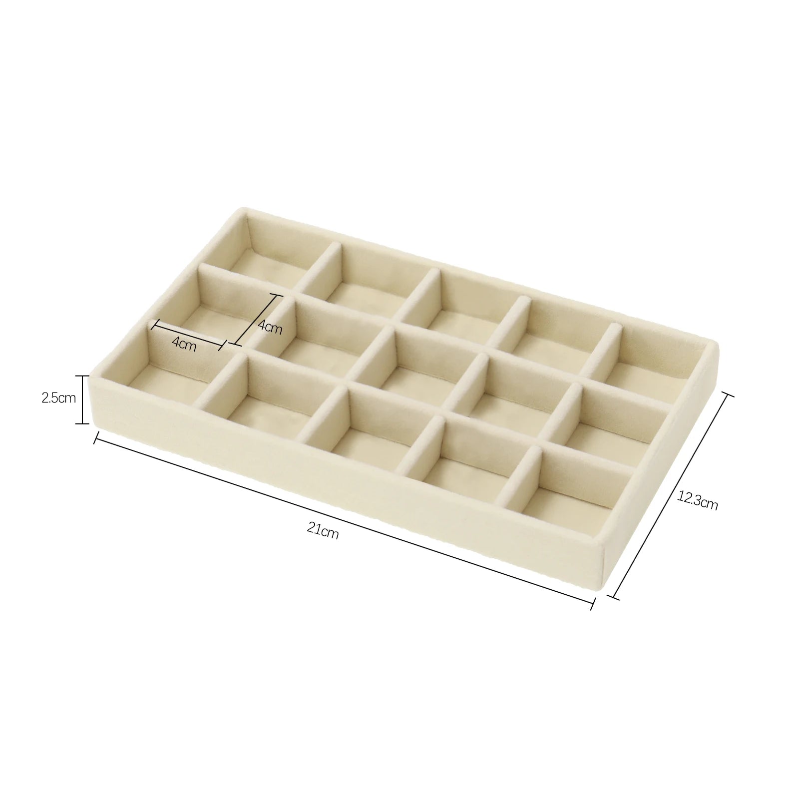 Velvet Jewelry Box Organizer DIY Earring Necklace Ring Jewelry Display Tray Portable Storage Box Jewelry Organizer Display Case