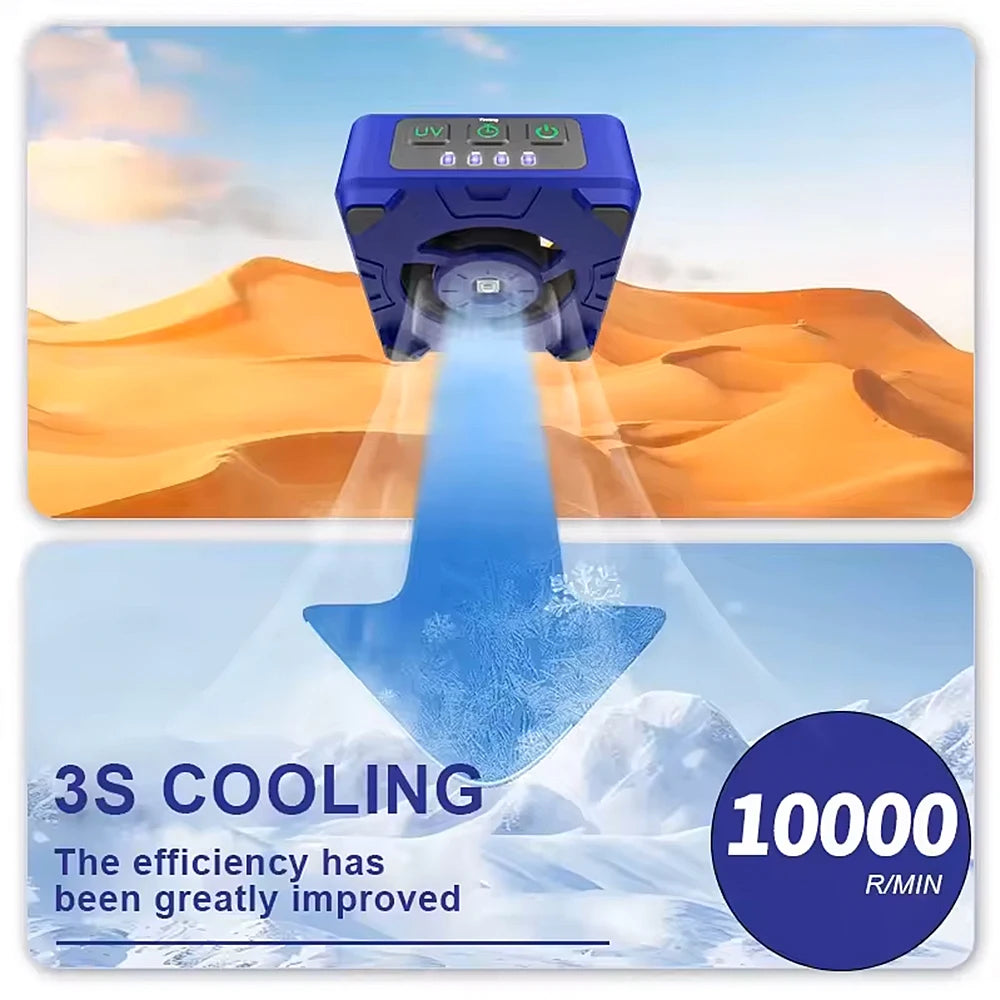 MECHANIC CUV-3 Cooling Curing Fan 3S cooling for Motherboard Fast Heat Dissipation UV Curing Soldering Smoke Exhaust Fan Tools