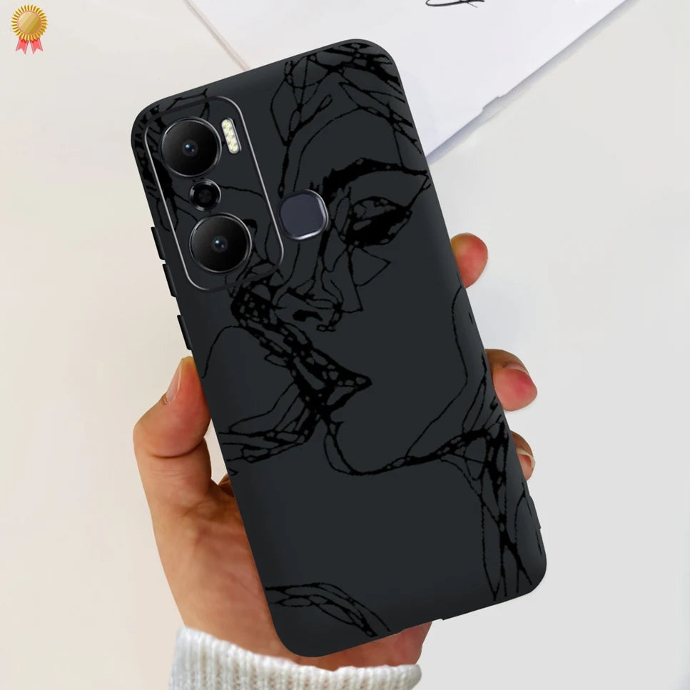 For Infinix Hot 20 Play 20i 4G Case Cute Astronaut Clear TPU Silicone Bumper Cover For Infinix Hot 20 Play 20i Phone Case Funda