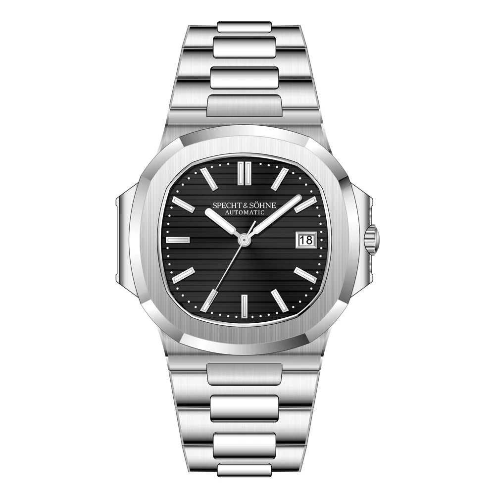 2025 New Specht Sohne Men's Automatic Mechanical Watches  Sapphire Crystal Stainless Steel 50m Waterproof 5711 Watch For Men