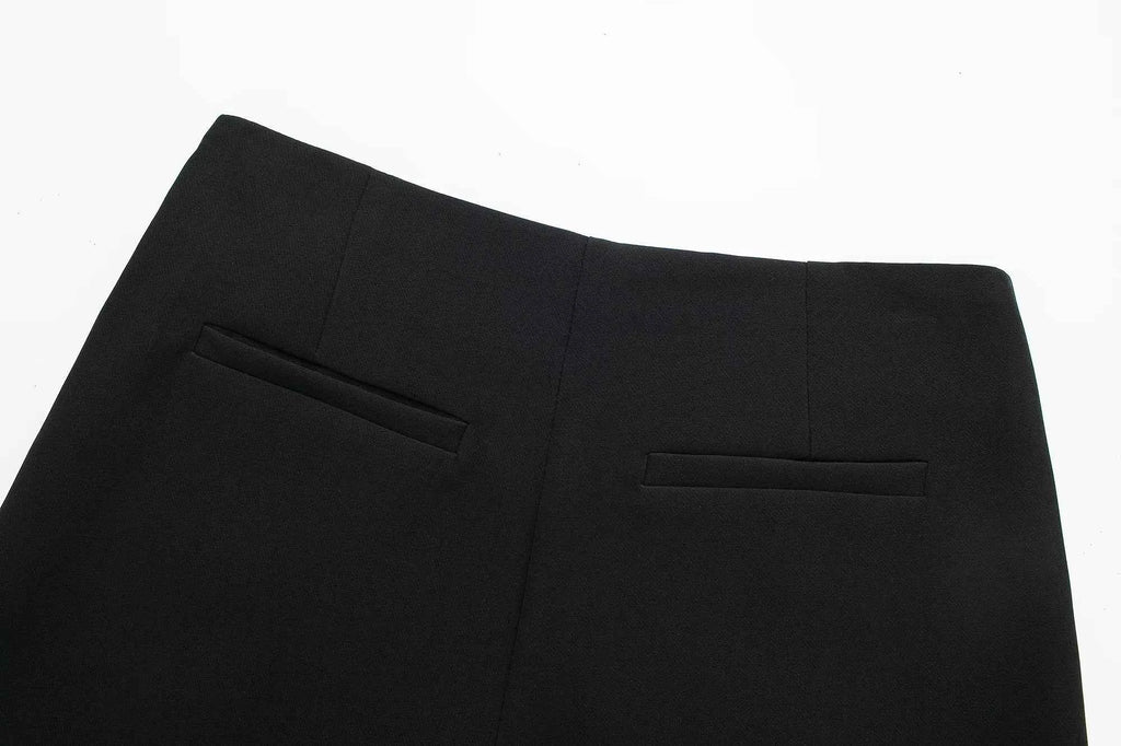 HXAO Women's Skort High Waist Brown Skirt Pants Stylish Summer Pink Black Mini Skirt Shorts Asymmetric Casual Off White Skort