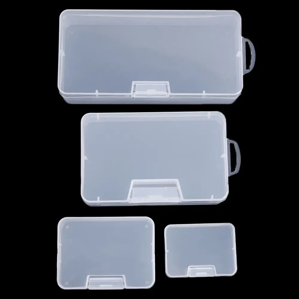 Plastic Box Transparent Jewelry Organizer Sample Box Small Tool Storage Box Nail Enhancement Tool Box Mobile Phone Repair Case