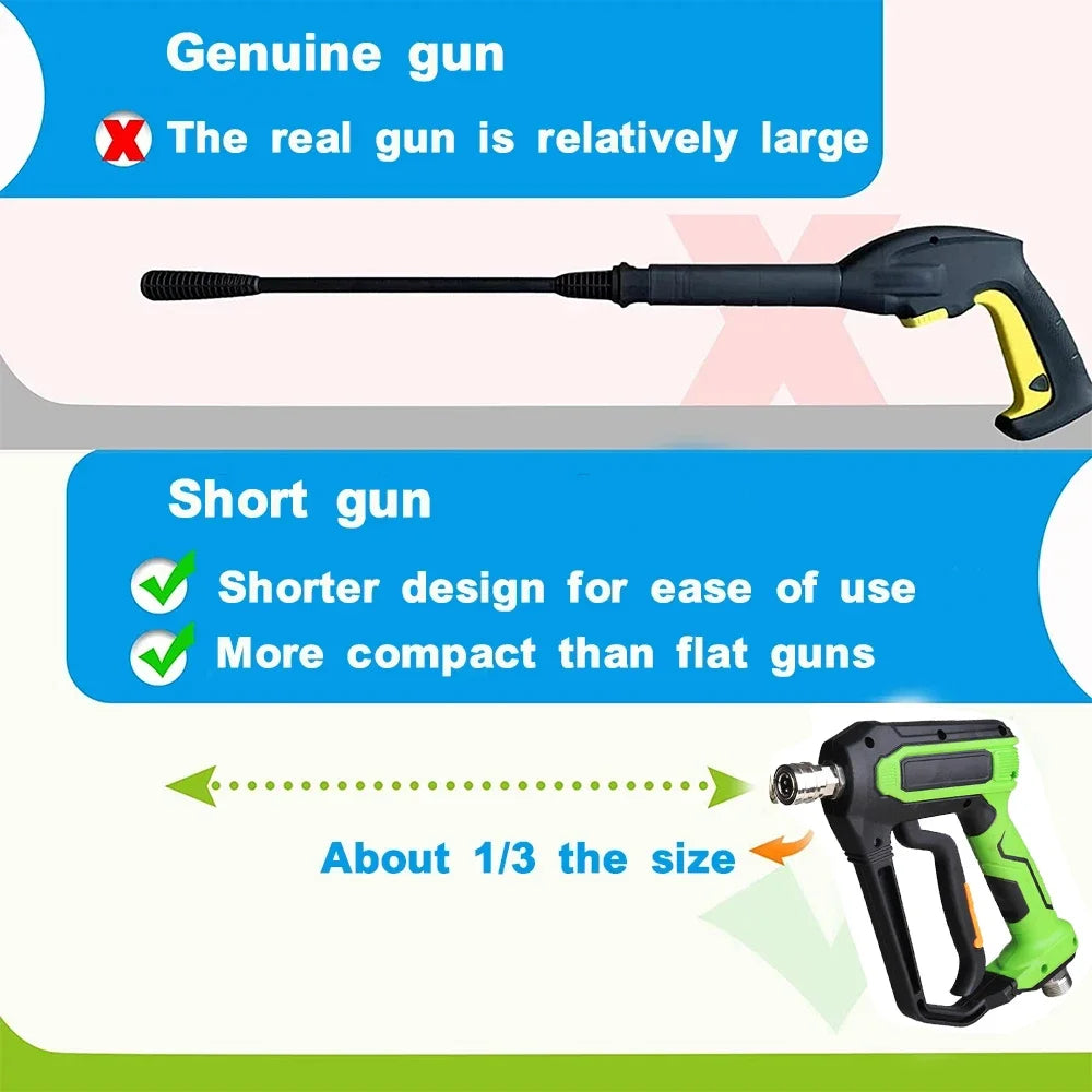 1L Car Washer Water Gun Cleaning Foam Generator Snow Foam Lance 1/4" Quick Release Nozzles for Parkside Karcher Daewoo Lavor