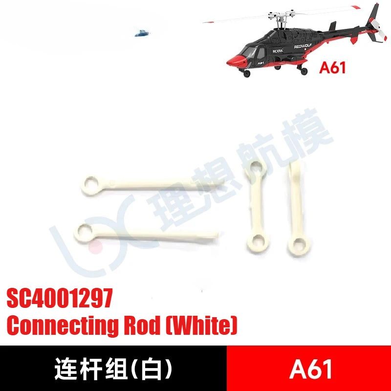 RC ERA A61 RC Helicopter Simulation Original Spare Parts Complete Set Chassis Main Frame Remote Control Blade Receiver Motor