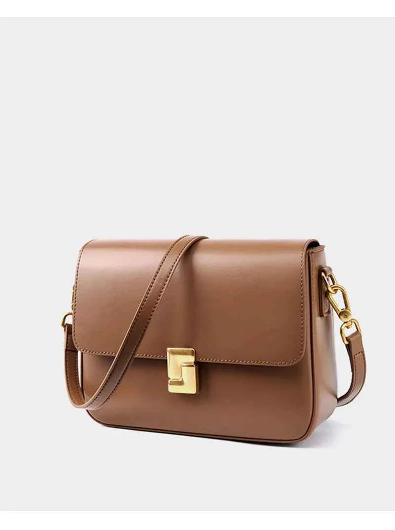 100% Genuine Leather Women's Shoulder Bag High Quality Luxury Designer Crossbody Bags Fashion Cowhide Female Handbags