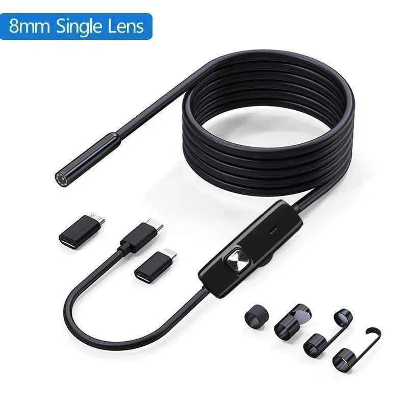 HD1920P Endoscope Inspection  Camera Type-C Mini Inspection Camera IP67  Car Sewer Pipeline Borescope for Android IOS iphone