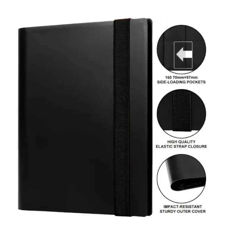 Trading Card Binder Loading Pockets Card Album Display Holder TCG Yugioh MTG Game Cards Collection Storage Protector Book