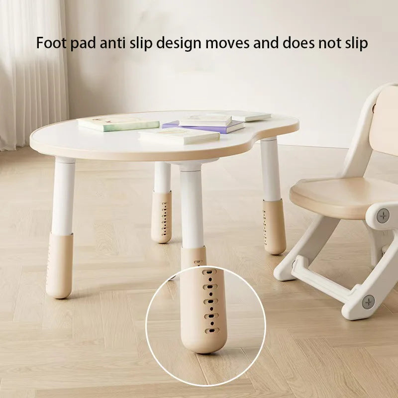 Pea Table  Children'sPeanutTableBabyEarly Education Learning Table Kindergarten Kids Reading Desk Baby Cute HousewearFurnishings