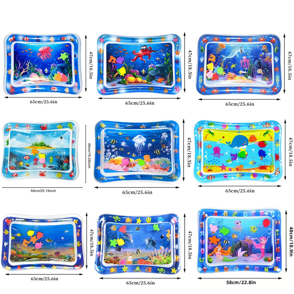 1pc Inflatable PVC Playing Mat Baby Play Water Mat Toddler Pad Kids Early Education Activity Toys Mat Cushion Gift