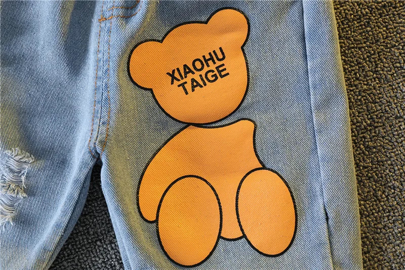 New Summer Baby Boys Clothing Set Cartoon Bear Short Sleeve T-Shirt Shorts 2Pcs Suit For 1-5 Years Kids Children Fashion Outfit