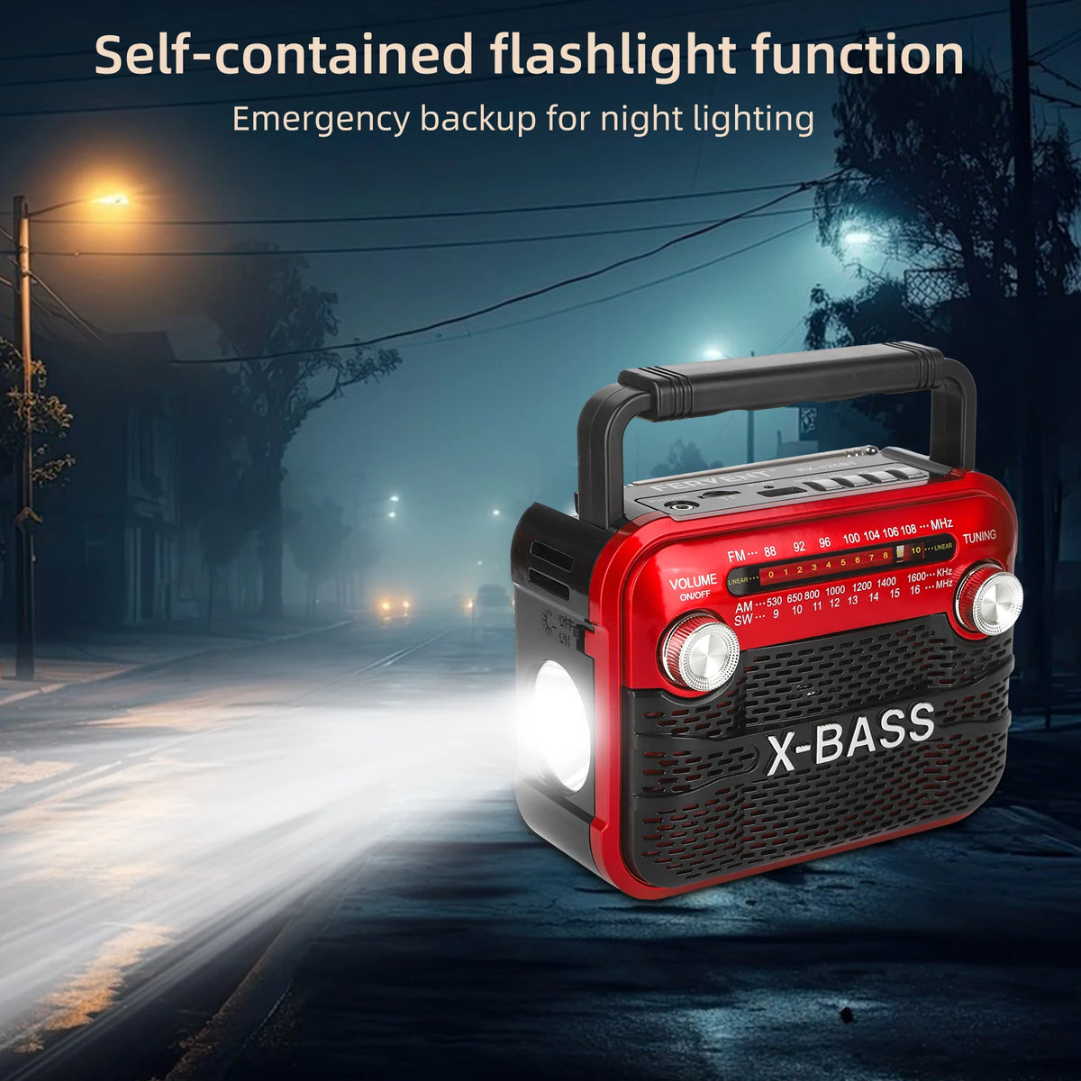 Portable Bluetooth Radio With USB, TF Card And FM AM SW