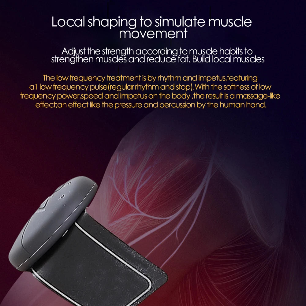 Electric Muscle Stimulator EMS Abdomen Buttocks Arm Trainer Weight Loss Exerciser Sticker Wireless Body Slimming Massager