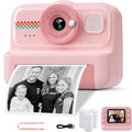 Kids Camera Instant Print, 1080P HD Instant Print Camera for Kids with 3 Rolls Print Paper, Selfie Digital Camera for Kid