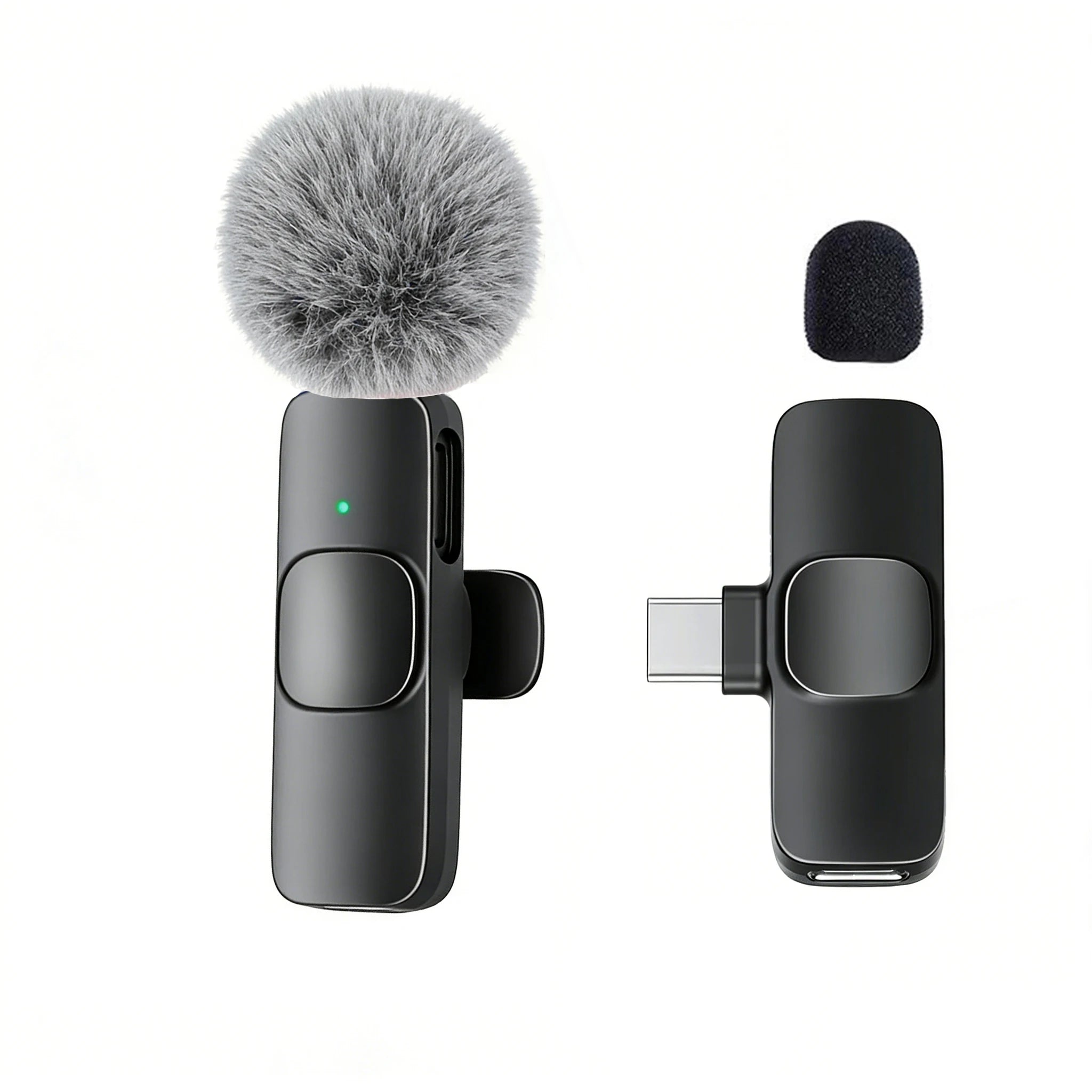 Type-C Port Professional Wireless Lavalier Microphone for Smartphones, Computers, Tablets, Plug and Play