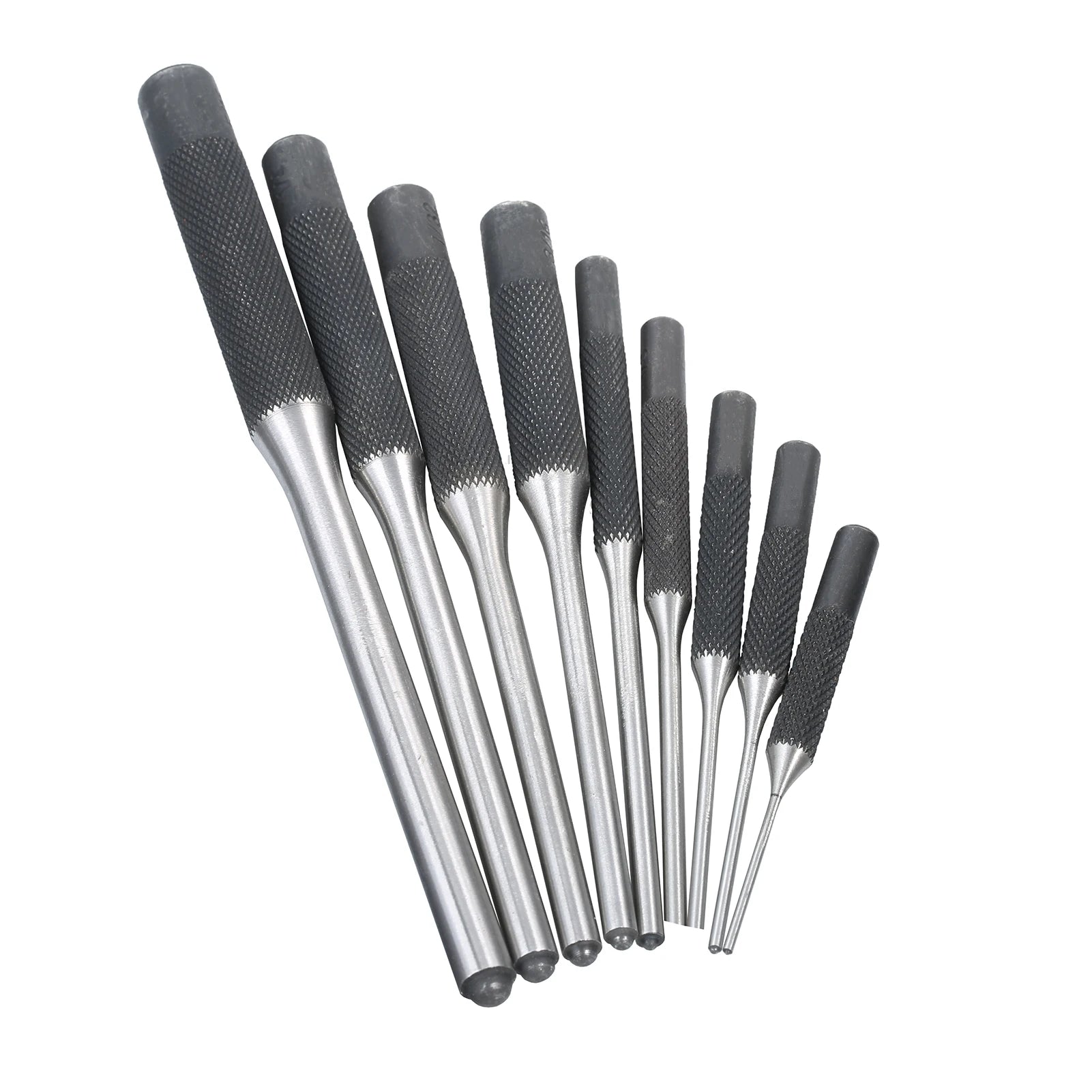 9 Pieces Roll Pin Punch Set Steel Punches Hand Pin Removing Tool with Carrying Case for Jewelers Watchmakers Carpenters