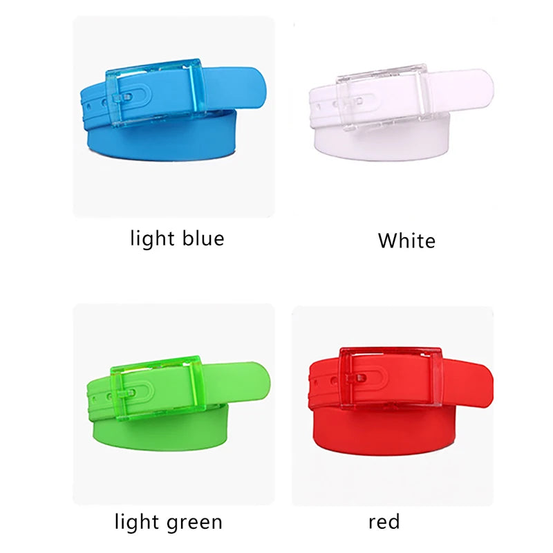 Candy Type Fashion Men And Women Lovers General Belt Silica Gel Plastic Defence Allergy Environmental Protection