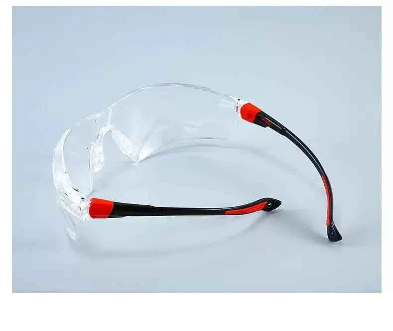 48-73-2000 transparent protective glasses, impact-resistant double-coated lenses, wear-resistant hard coated goggles