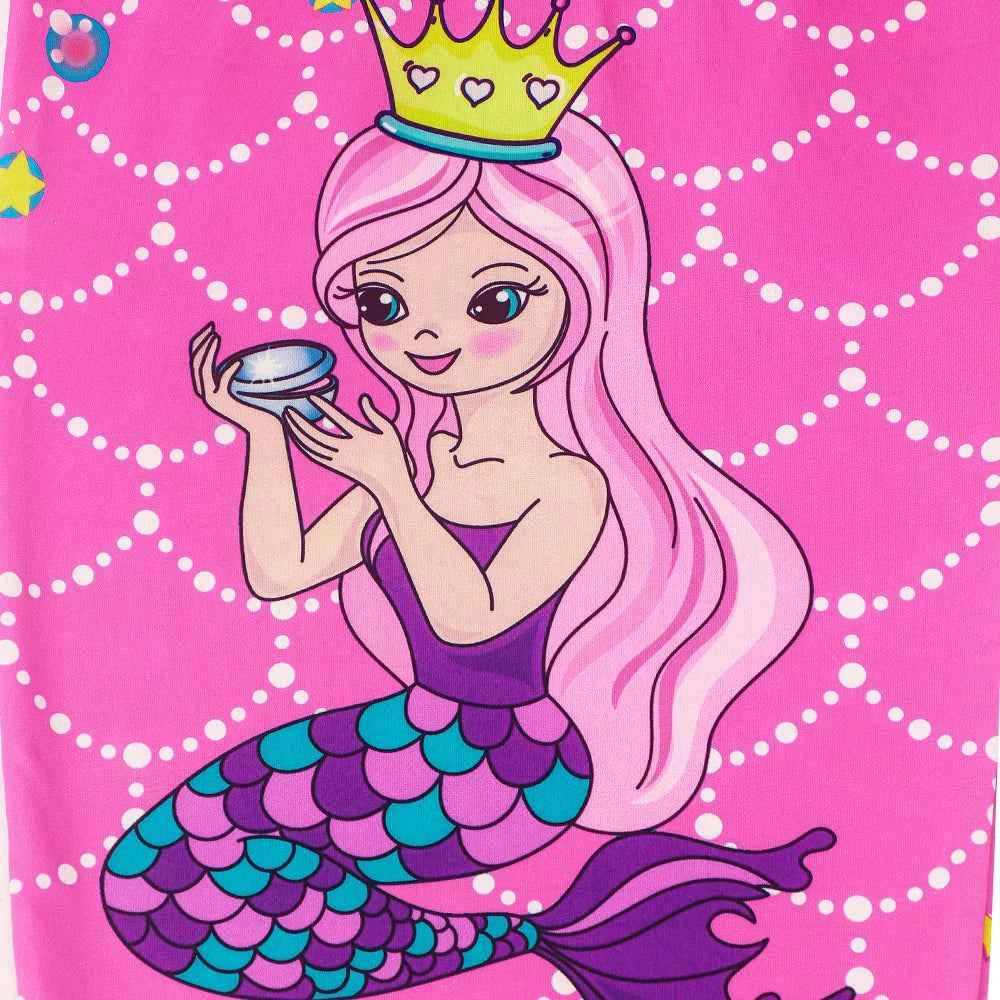 3PCS Mermaid Tails Swimwear Set for Swimming Girls Princess Bathing Suit Sets Kids Mermaid Swimsuit Swimable Costume