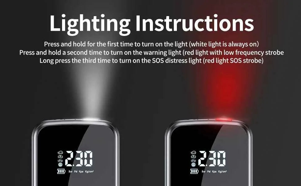 YIJU Rechargeable Tire Inflator Electric Portable Inflator For Car Motorcycle Bicycle Air Compressor Football Ball Inflator Pump