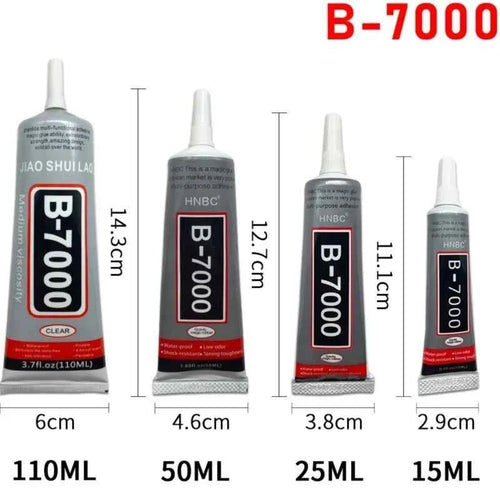 15ML 25ML 50ML 110ML B7000 Clear Contact Phone Repair Adhesive Universal Glass Plastic DIY Glue B-7000 With Precision Applicator