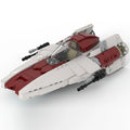 NEW star battle Movie MOC A-wing space fighter Model DIY creative ideas Christmas Child Toy Assembly Puzzle birthday Gift