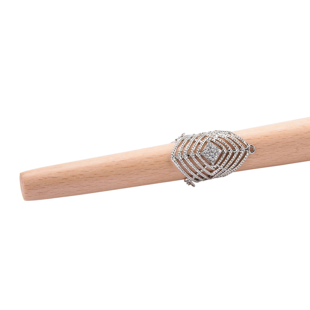Wood Mandrel Stick Tool for Finger Ring Jewelry Making and Rings Forming Polishing for Jeweler