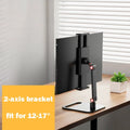 Universal Expandable Monitor Desk Holder Adjustable 360° Swivel Tablet Stand Foldable Tablet Bracket for 12-17in