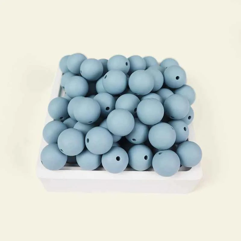 12mm Siilcone Round Beads 100/50/20Pcs For Jewelry Making To Make Bracelets DIY Keychain Necklace Jewelry Accessories BPA Free