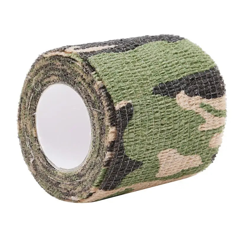 1pc Camouflage Invisible Tape Camo Form Reusable Self Cling Camo Hunting Rifle Fabric Tape Wrap Outdoor Camping Accessories