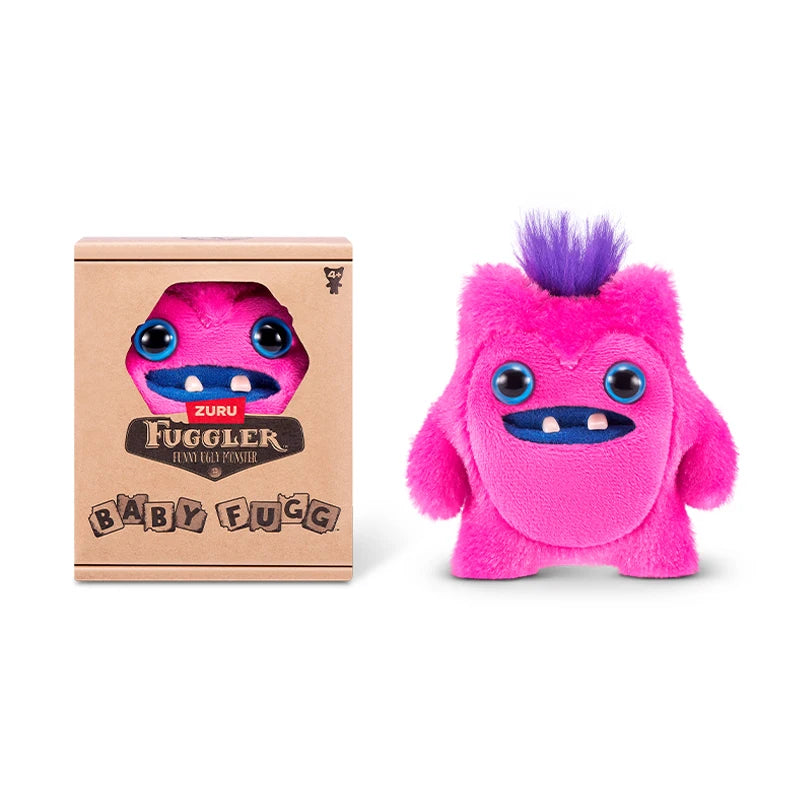 Original Fuggler Plush Keychain Ugly Monster Screech Munch Rabid Rabbit Wide Eyed Weirdo Annoyed Alien Stuffed Peluche Toys