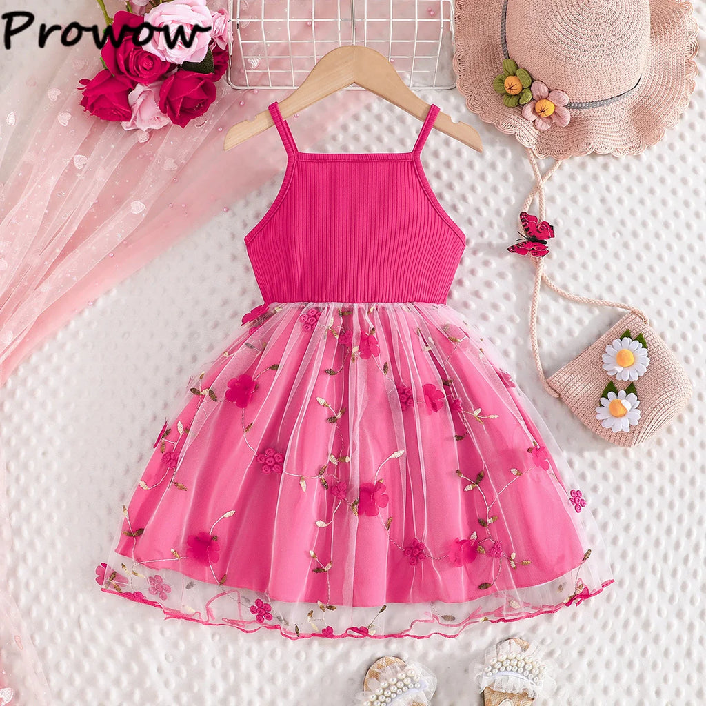 Ceeniu 3-8Y Kid's Jacket Dresses For Girls Lapel Patchwork Frill Blazer Dress For Girls Fashionable Children Clothes Girls