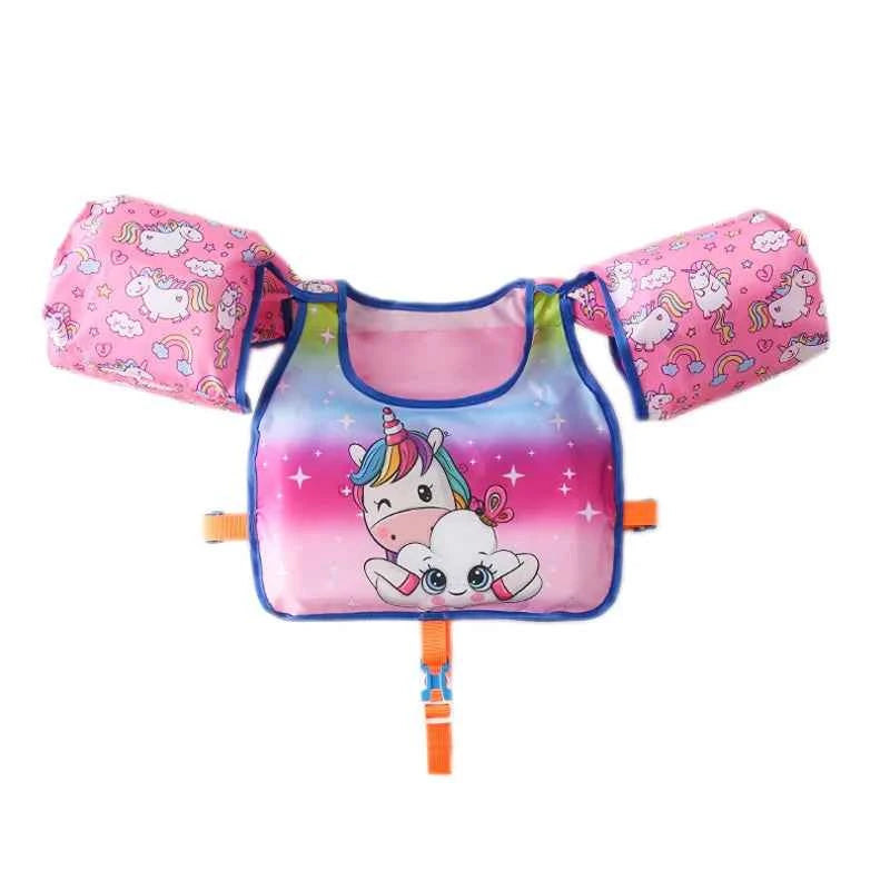 Baby Swim Buoyant Vest Kids Learn Swimming Child Swim Trainer Boy Girl Cute Float Swimsuit Swimming Pool Accessories