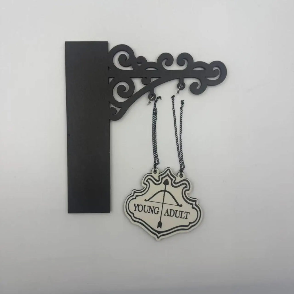 Book Decor, Literary Hangable Sign Readers, Creative Reading Accessories for Enthusiasts, Wall Art Decoration, Home Display