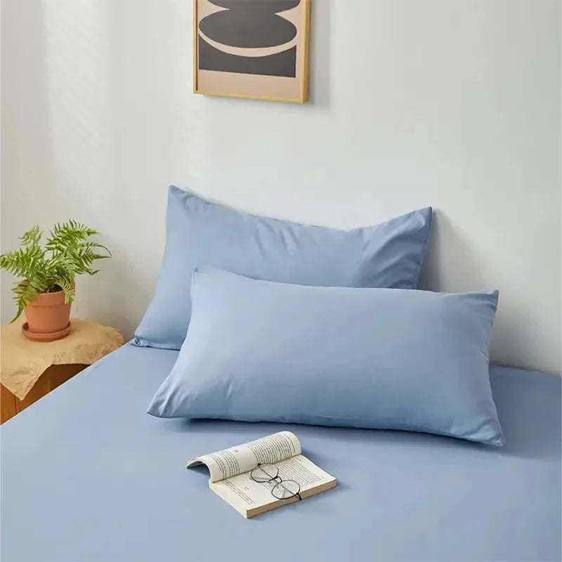 2pcs Brushed Pillowcase Soft Breathable Pillowcase Premium Quality Pillow Covers For Bedroom Sofa Home Decor
