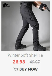 High Quality Men's Tactical Pants Arisoft Waterproof Multiple Pockets Cargo Pant Men Clothing Tooling Trousers A2F311