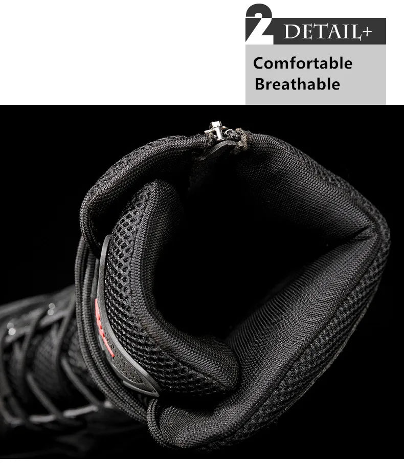New Winter Men's Boots Outdoor Anti-Slip Men's Desert Boots Comfortable Autumn Men Work Ankle Boots High Top Motorcycle Boots