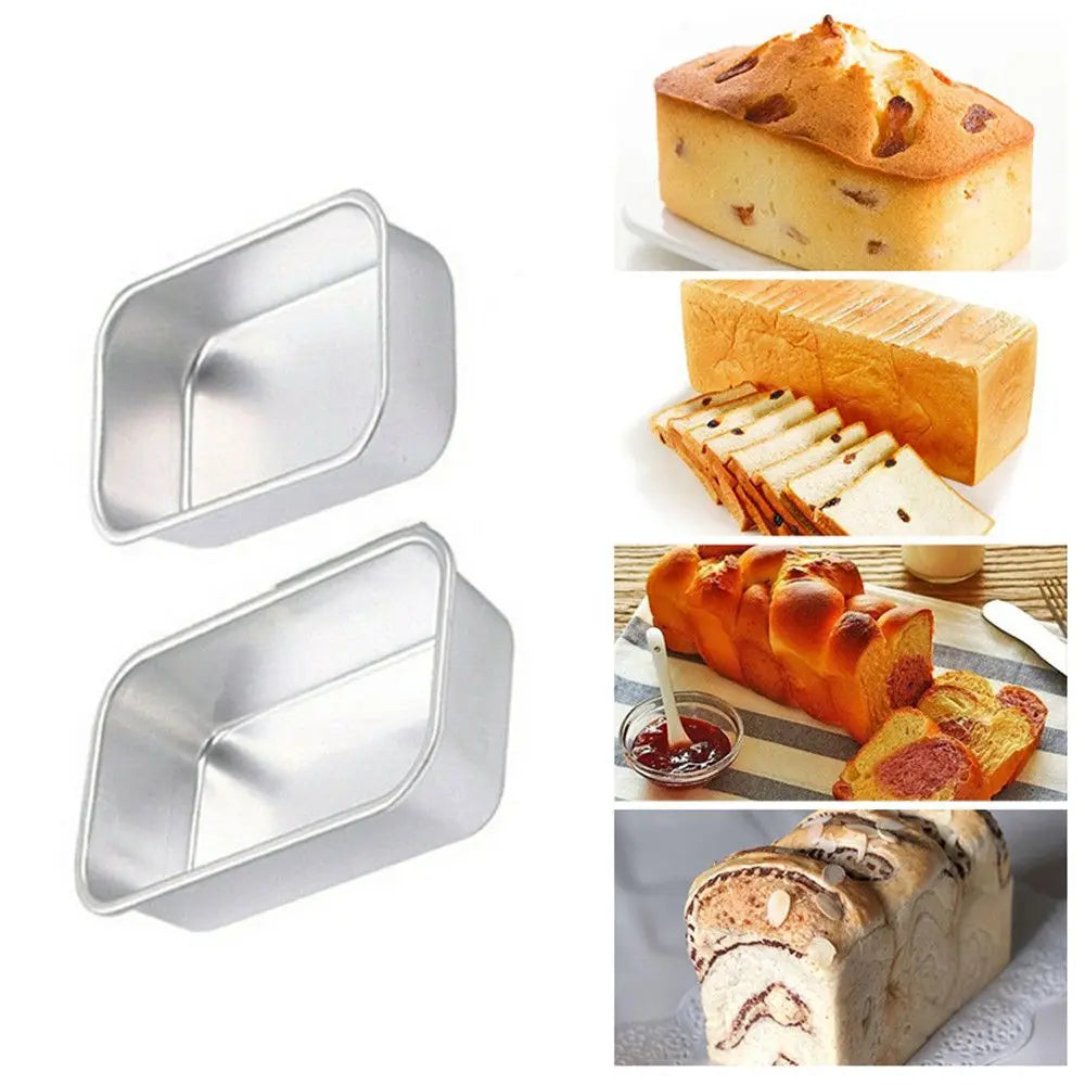Aluminum Alloy Non Stick Roasting Pastry Box Kitchen Gadgets Cake Mold Loaf Pan Baking Bread Pan