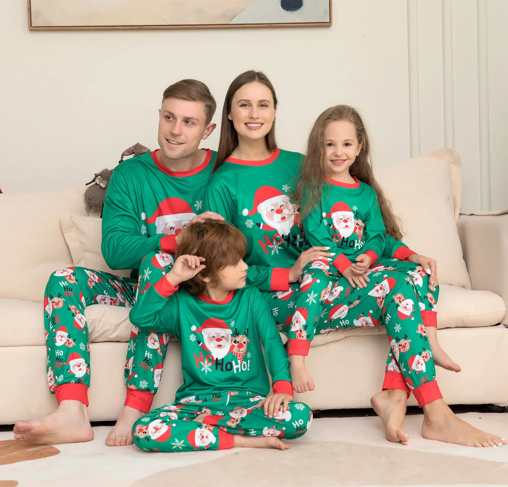 Christmas Family Pajamas Set 2025 Xmas Matching Outfit Adult Kids Women Pyjamas Clothes Mother And Daughter Father Son Sleepwear