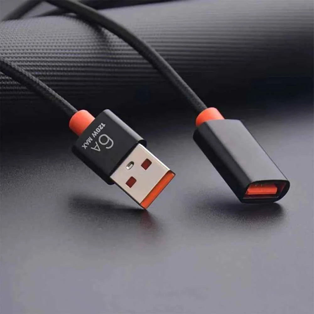 6A USB 3.0 Extension Cable Nylon Braided Male To Female High Speed Transmission Data Cable For Computer Camera Printer TV Cable
