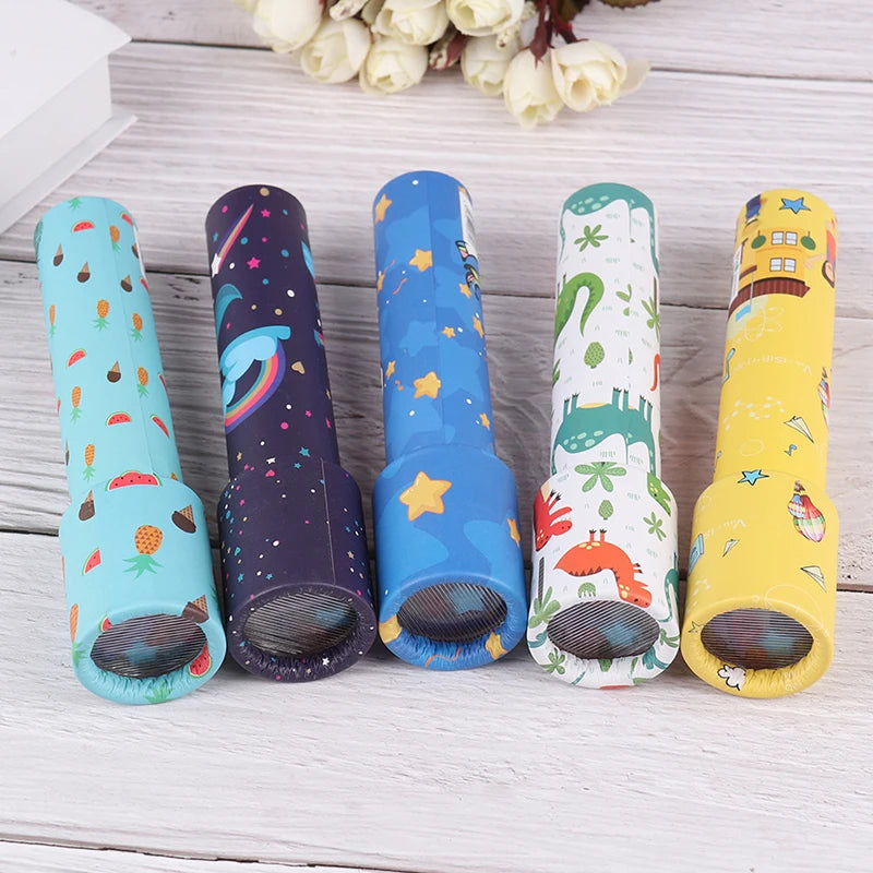 Interactive Logical Rotating Kaleidoscope Magic Classic Educational Toys for Kids Imaginative Cartoon Children Toys