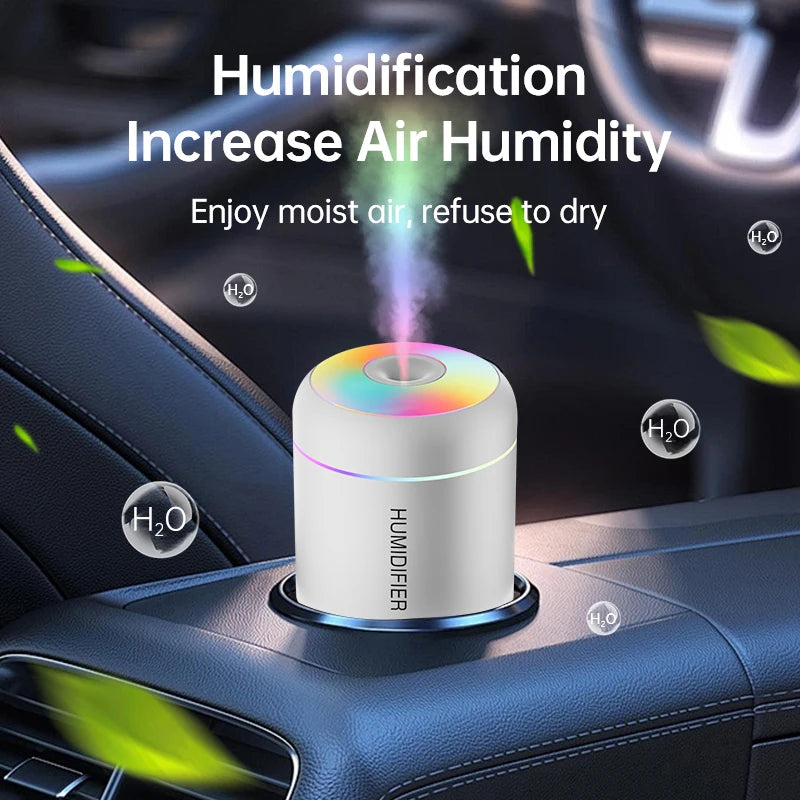 Mini USB Air Humidifier & Aroma Diffuser 180 ml