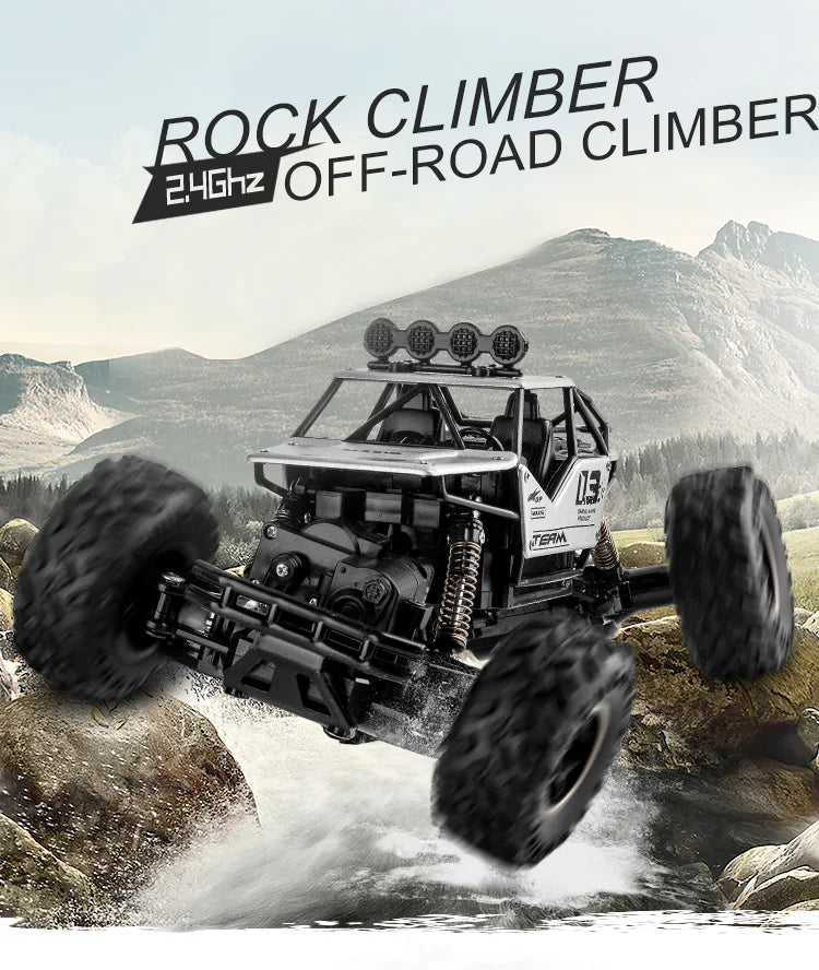 Oike RC Car Remote Control Climbing Vehicle Outdoor All Terrain 4X4 Off-road Trucks Rock Climber 4WD Buggy Racing Drift Cars Toy