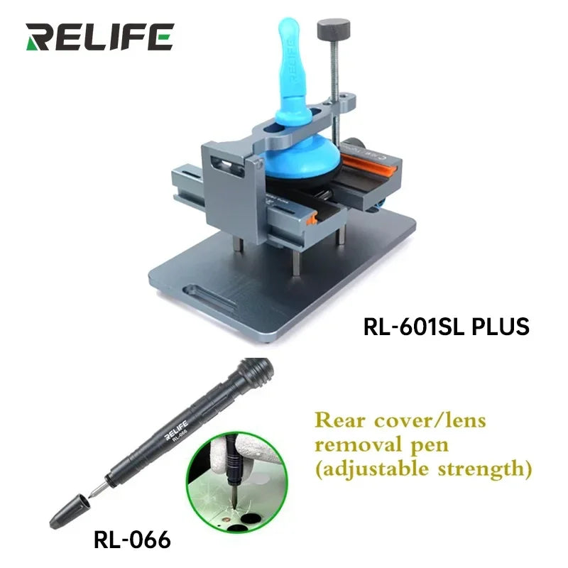 RELIFE RL-601SL Plus 2 in 1 Universal Mobile Phone Heating Free Screen Removal Separation Removal Mobile Phone Back Cover Clamp