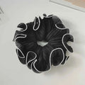 1/4Pcs New Korean Retro Folded Chiffon Oversize Scrunchies Women Sweet Temperament Fashion Exaggerated Hair Band Hair Accessorie