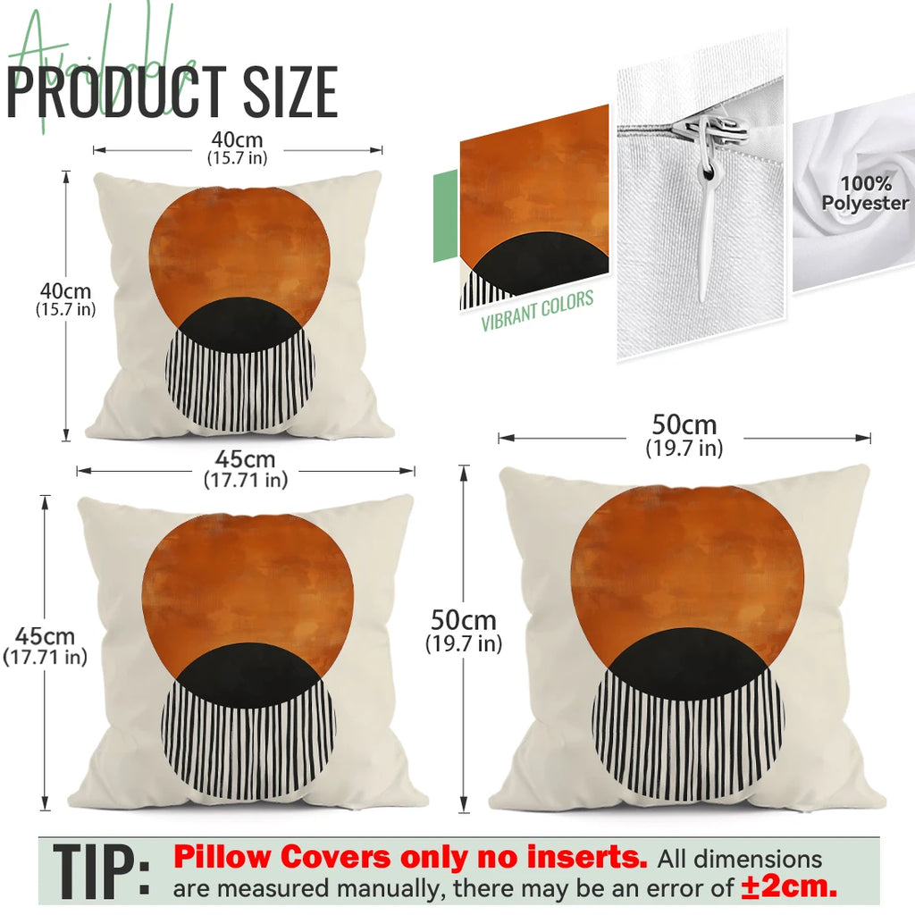 Geometric Abstraction Cushion Covers Pillowcase Home Decor Bedroom Sofa Cushion Cover Living Room Car Home Decor