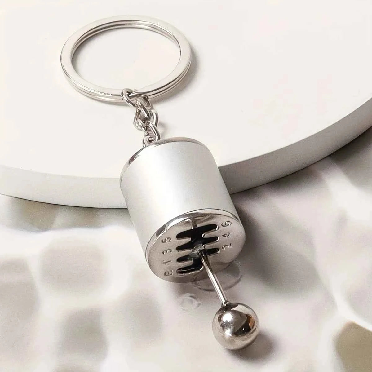 1 piece men's creative car modification shift keychain stress toys desk toy  anti anxiety stress reliever toys