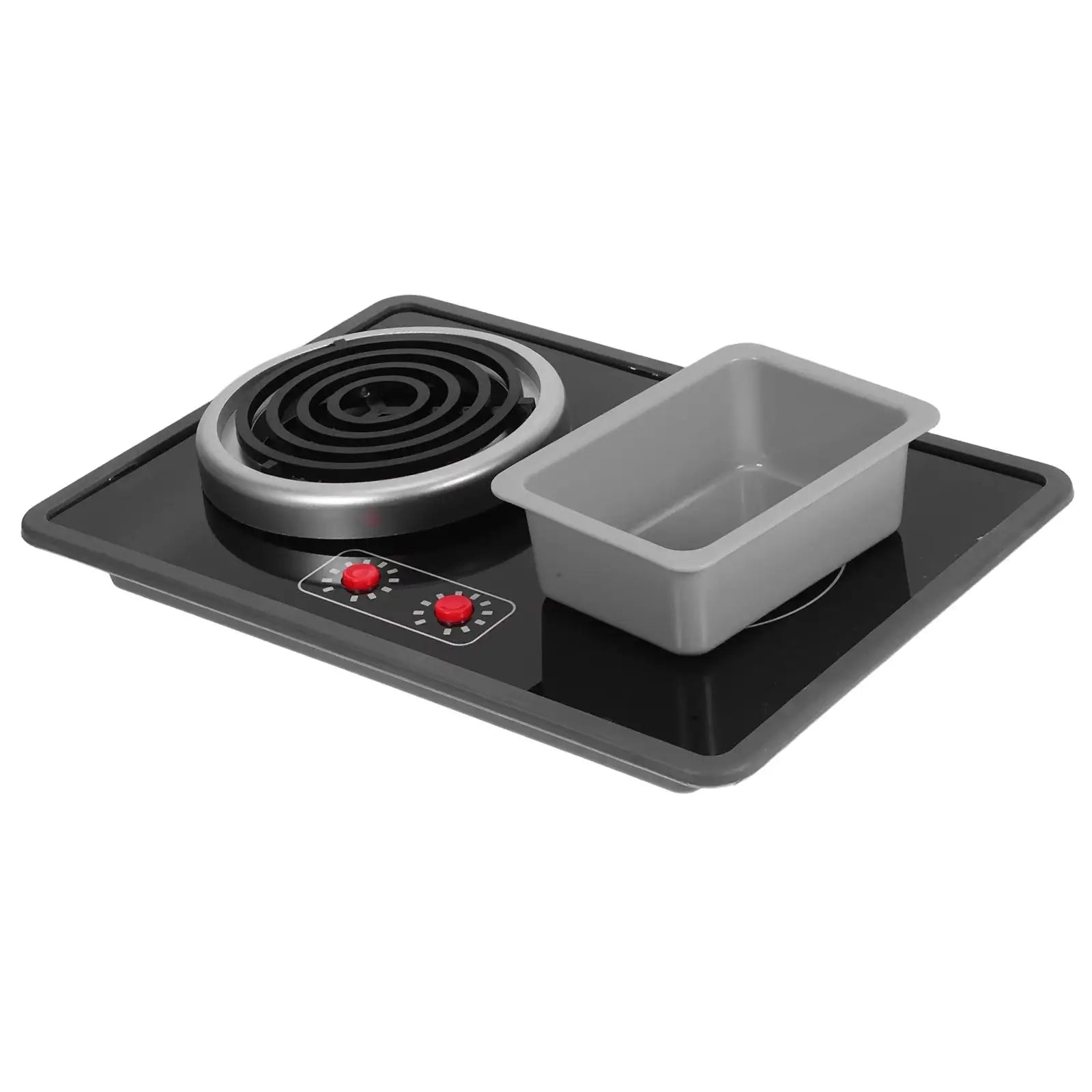 Kids Kitchen Toy Stove Toy with Lights and Sounds,Cookware Realistic Pretend Play Learning Toy Role Play for Children,Girls Boys
