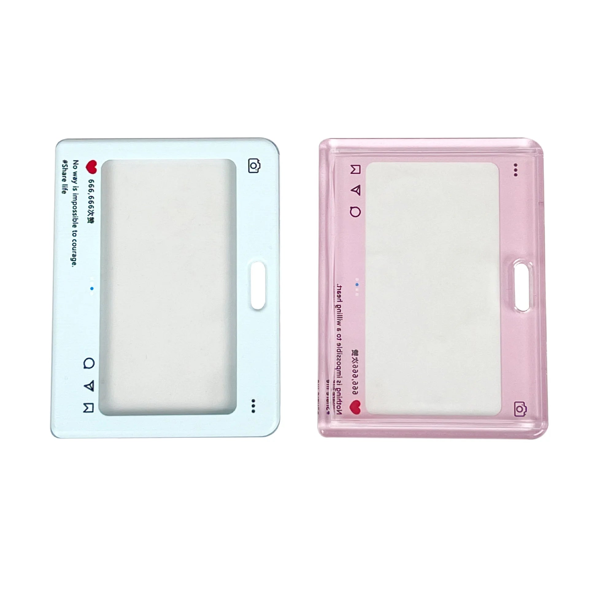 Cute dialog box transparent card cover student cartoon slider card pack game card ID card set pendant anti-lost