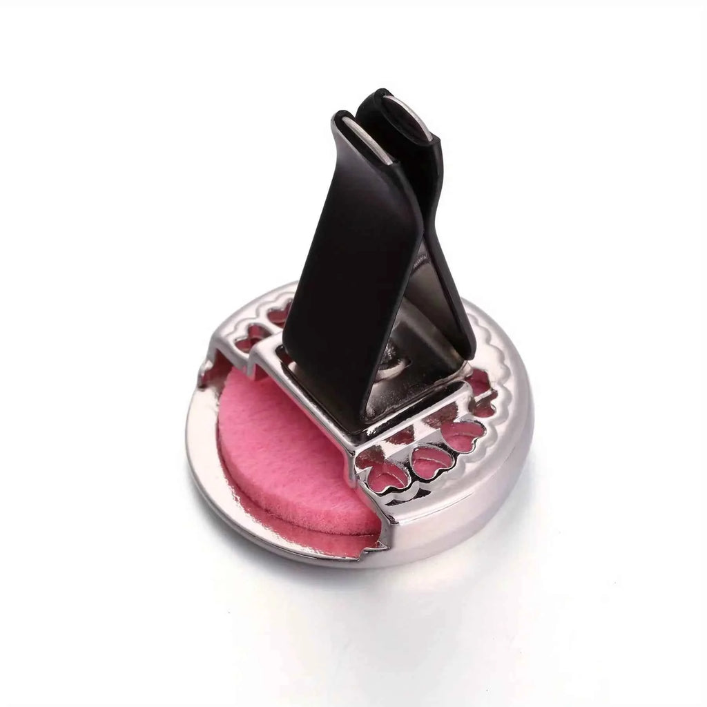 1PC Refillable Car Air Freshener Perfume Diffuser Clip with 10pcs Pads Auto Vent Interior Aromatherapy Diffuser